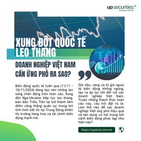 BẢN TIN TÀI CHÍNH QUỐC TẾ: KHI XUNG ĐỘT QUỐC TẾ LEO THANG